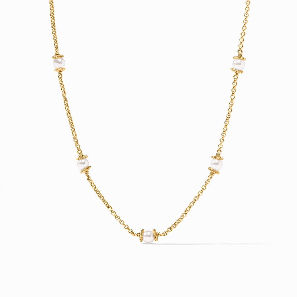 Gold Collection Hydra Delicate Station Necklace By Julie Vos