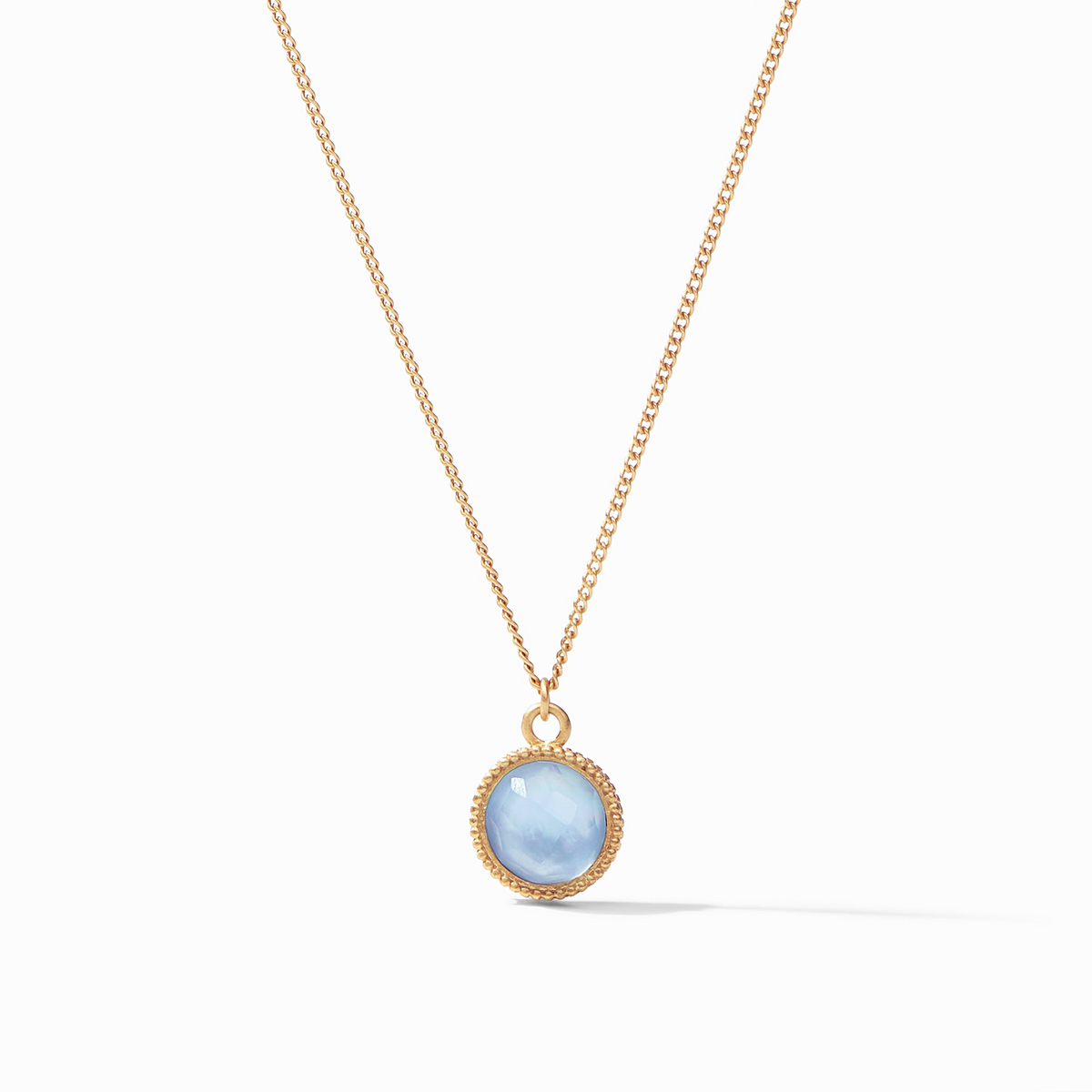 Gold Collection Fleur-de-Lis Solitaire Necklace By Julie Vos