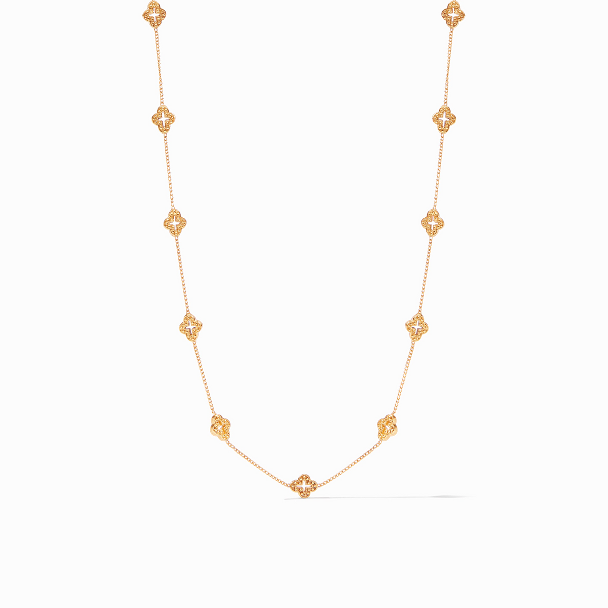Gold Collection Florentine Demi Delicate Station Necklace By Julie Vos