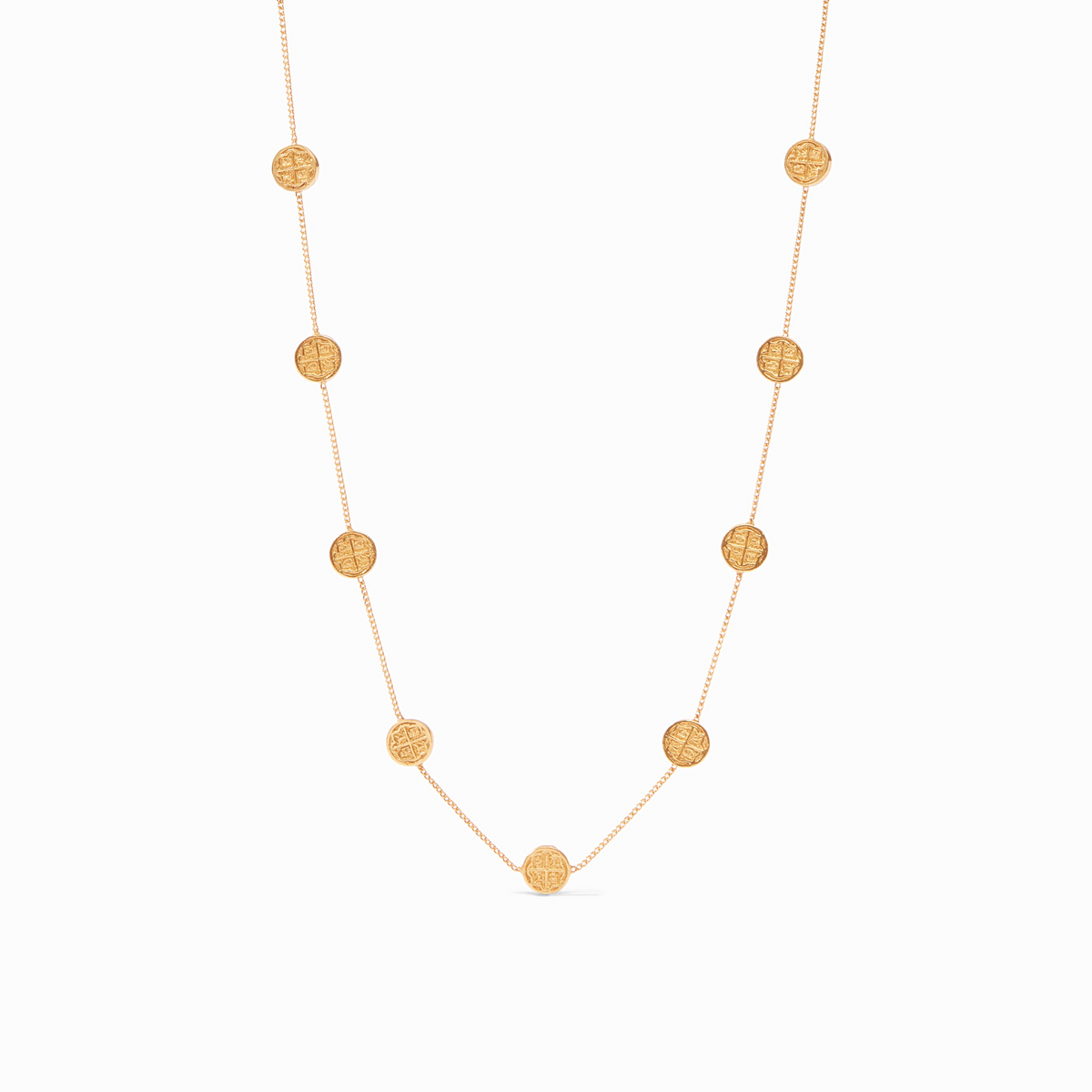 Gold Collection Valencia Delicate Station Necklace By Julie Vos