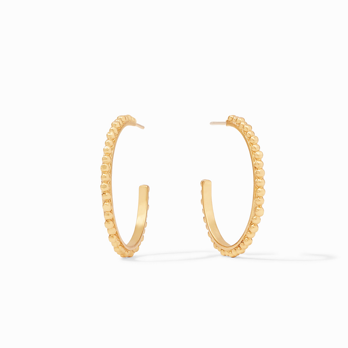 Gold Collection Colette Bead Hoop Earrings By Julie Vos