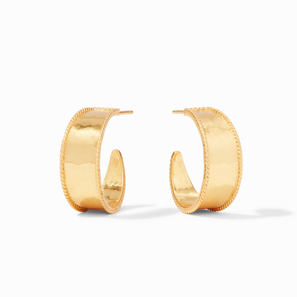 Gold Collection Savoy Hoop Earrings By Julie Vos