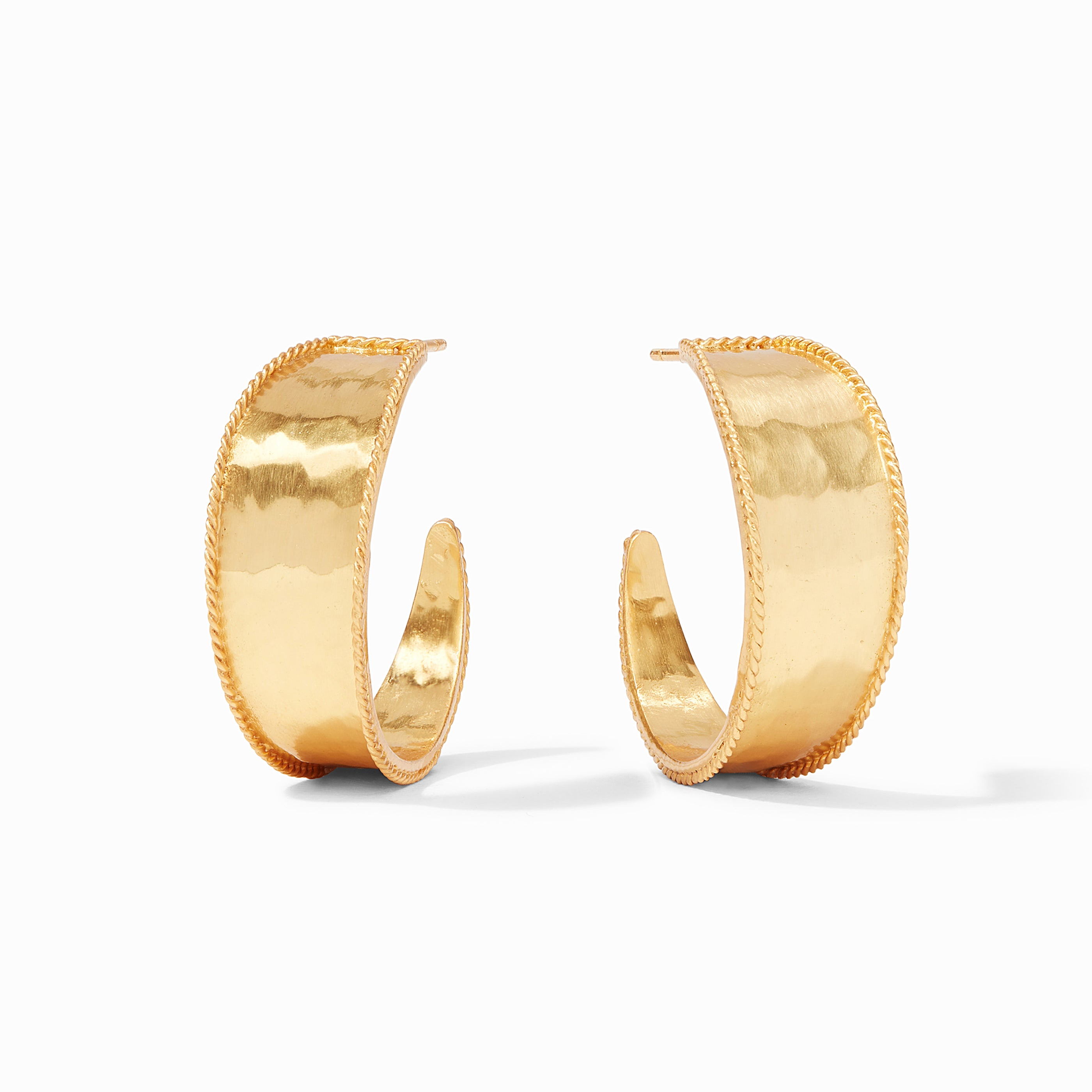 Gold Collection Savoy Hoop Earrings By Julie Vos