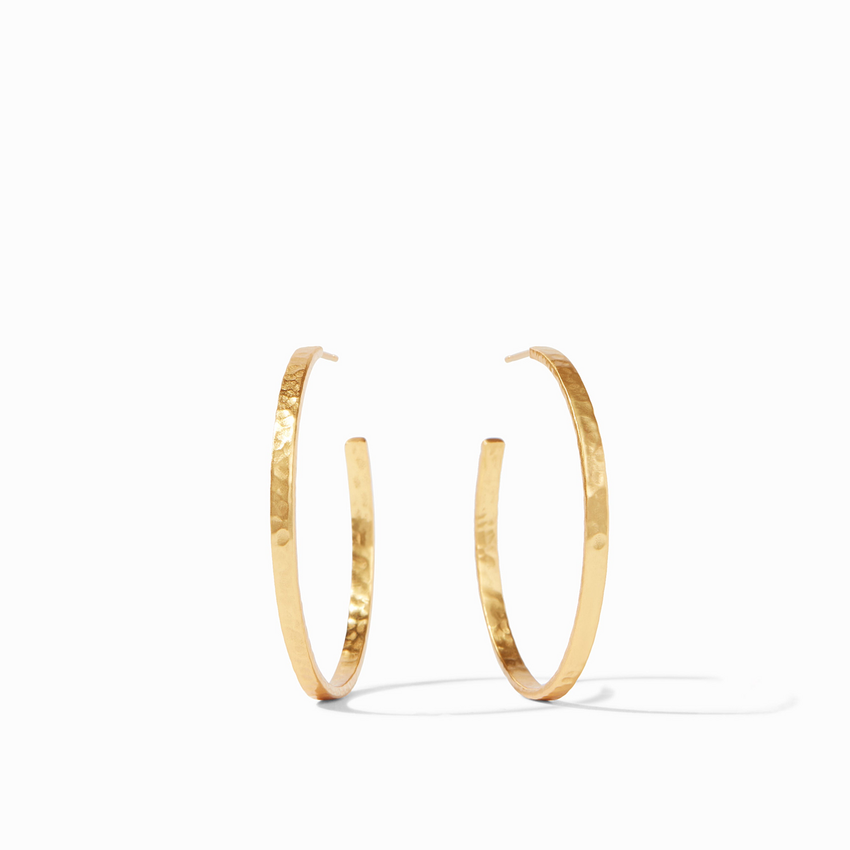Gold Collection Crescent Hoop Earrings By Julie Vos
