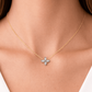 Sterling Silver Two Tone Bloom Petal Necklace By Freida Rothman