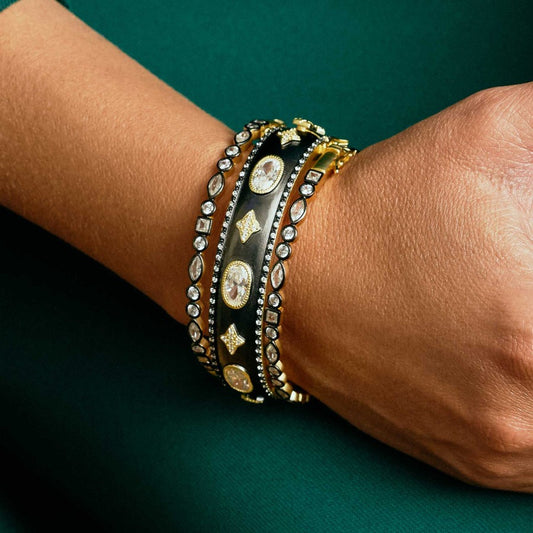 Sterling Silver Oh So Gorgeous Bangle By Freida Rothman