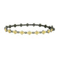 Sterling Silver Clover Station Hinge Bangle By Freida Rothman