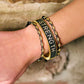 Sterling Silver Clover Station Hinge Bangle By Freida Rothman