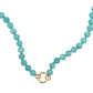 Gold Filled Yellow Gold Amazonite Beaded Necklace