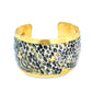 Snakeskin Chocolate Cuff by Evocateur