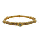 Vermeil Gold Diamond Bangle Bracelet