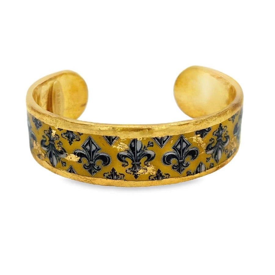 Fleur de Lis Cuff by Evocateur