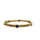 Vermeil Gold Sapphire and Diamond Bangle Bracelet