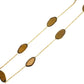 Multi Stone Smoky Topaz Vermeil Necklace